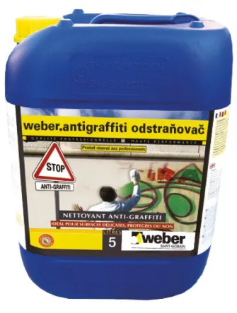 WEBER antigraffiti odstraňovač, 20kg